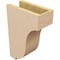 Ekena Millwork 5"W x 10"D x 15"H Classic Van Buren Rough Cedar Woodgrain TimberThane Corbel, Primed Tan CORUR05X10X15VANRCPR - alternate 2